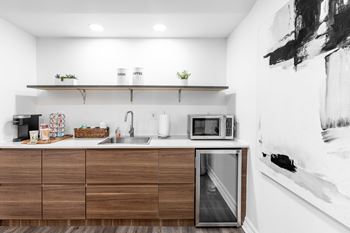Clubhouse with coffee bar